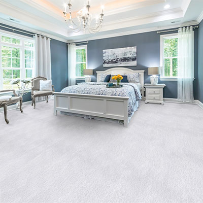 white carpet in bedroom